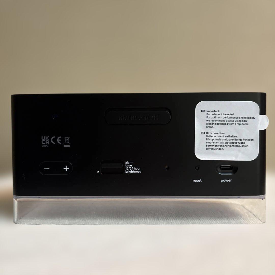 ブラウン　デジタルLED アラームクロック　「BC27」 目覚まし時計