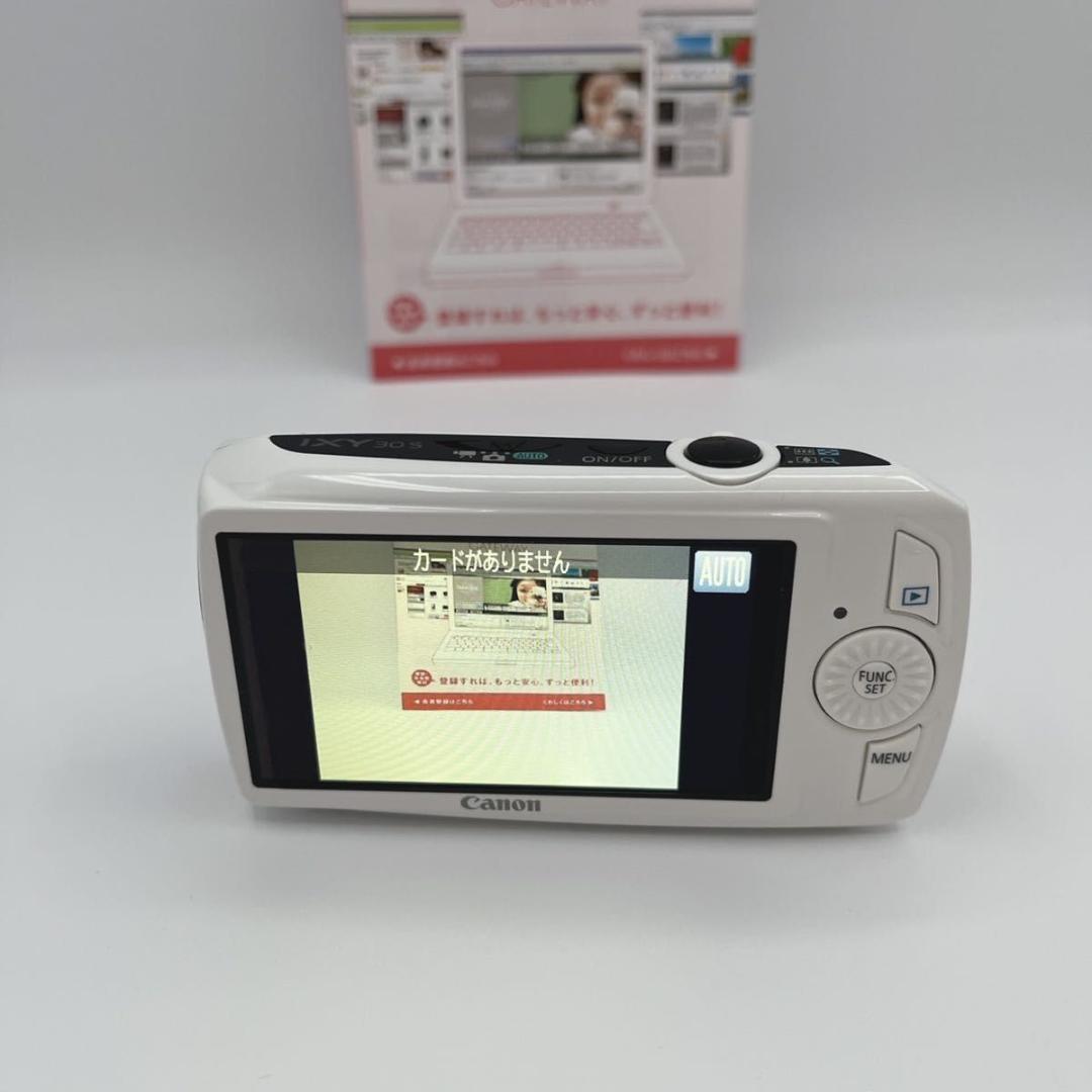 ✨希少極美品✨ Canon IXY30S デジタルカメラ　ホワイト　PC1473