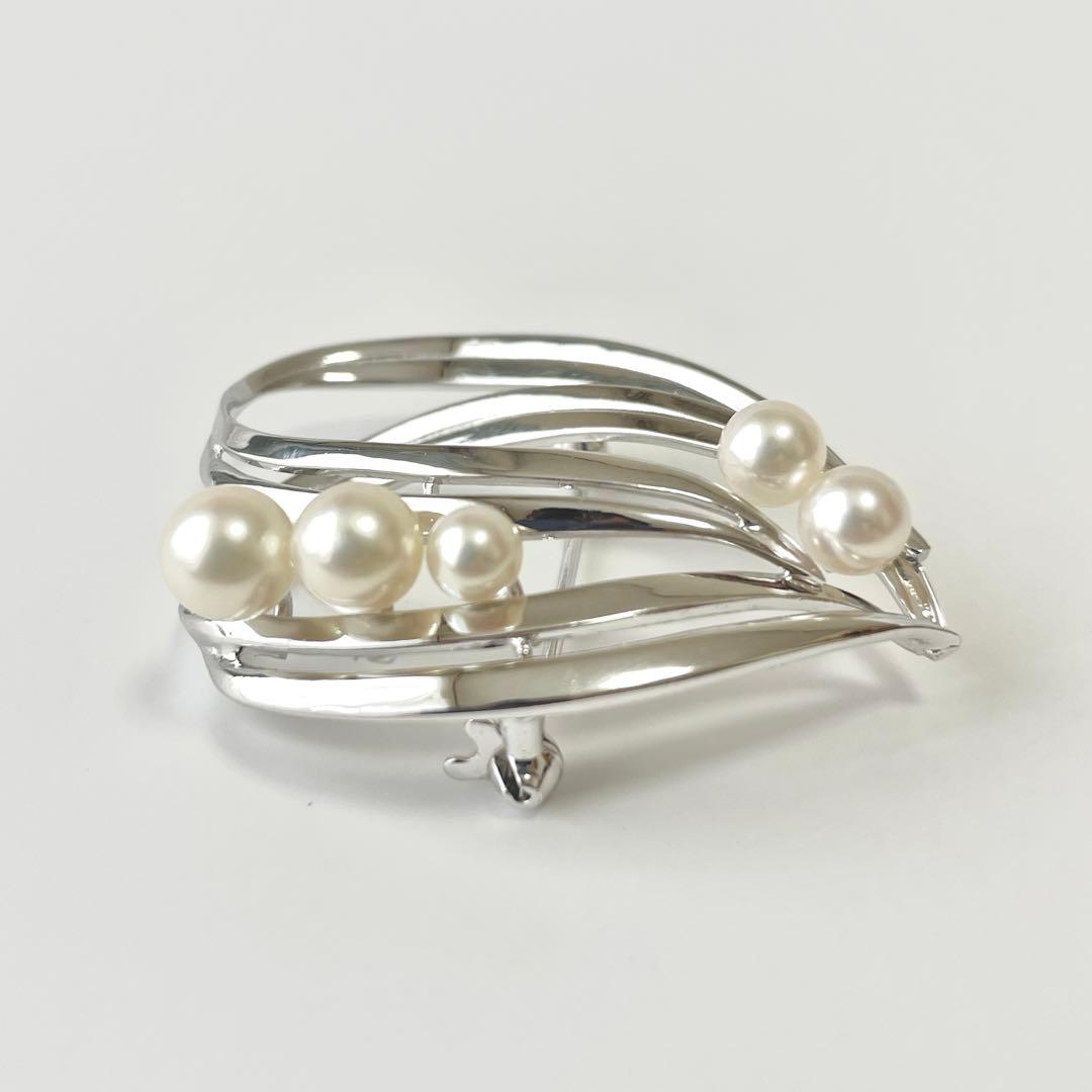 皇室御用達✨ミキモト アコヤ真珠 パール ブローチ コサージュ ハート