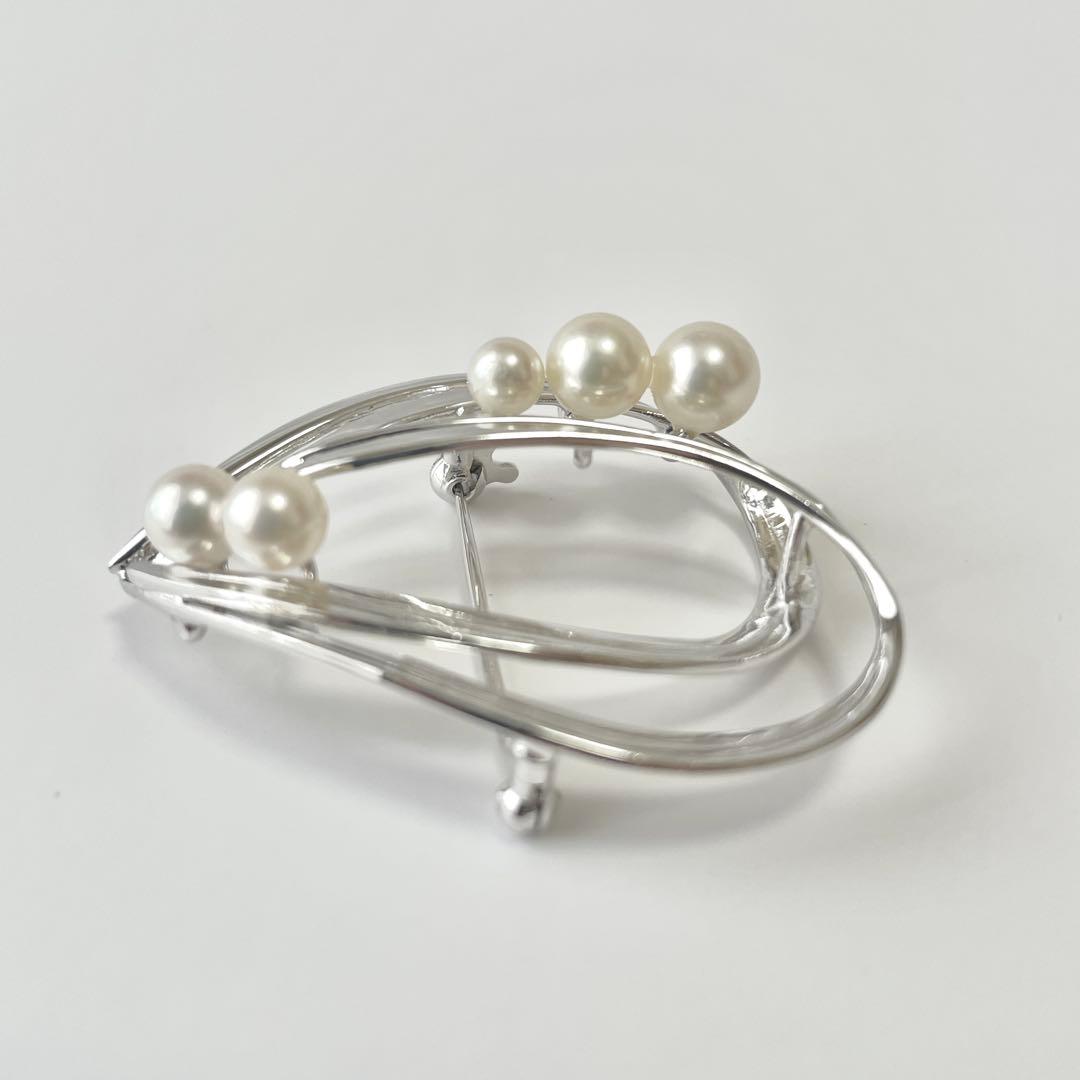 皇室御用達✨ミキモト アコヤ真珠 パール ブローチ コサージュ ハート