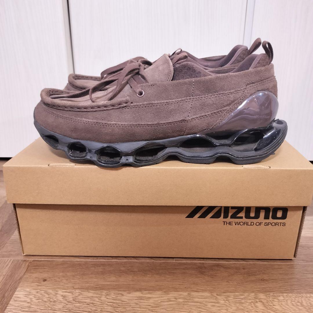 靴 Mizuno Wave Prophecy Moc Suede Brown