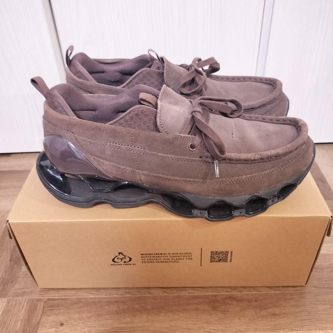 靴 Mizuno Wave Prophecy Moc Suede Brown