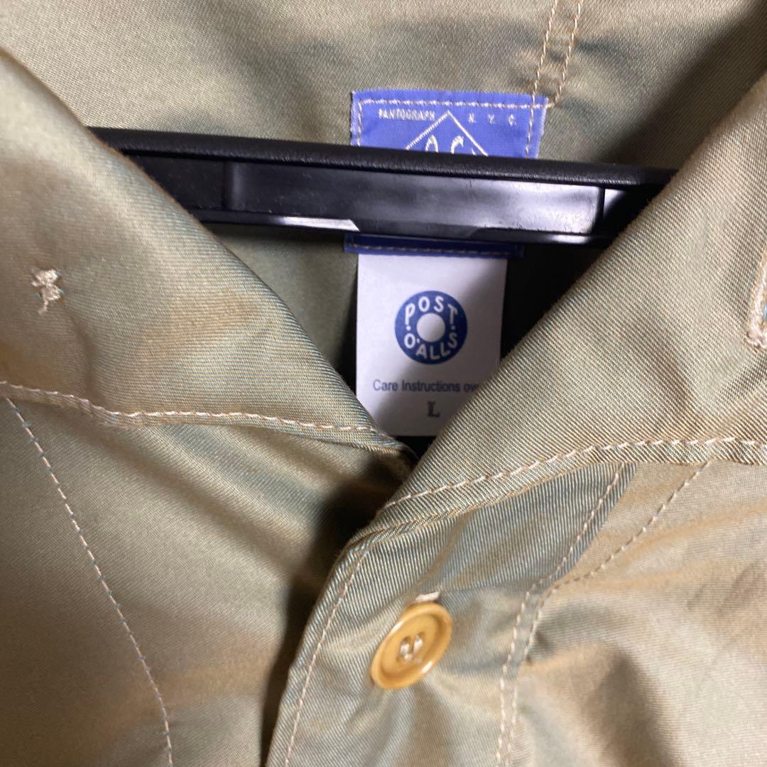 ポストオーバーオールズ ロガージャケット　サイズl