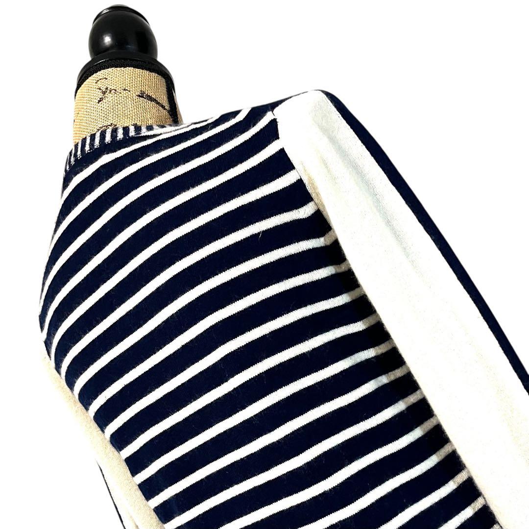 【カシミヤ100%】【M】DAMA collection 切り替え ニット