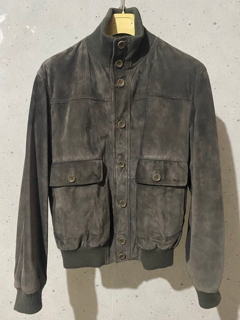 GUCCI 2001aw トムフォード期スウェードレザーブルゾン