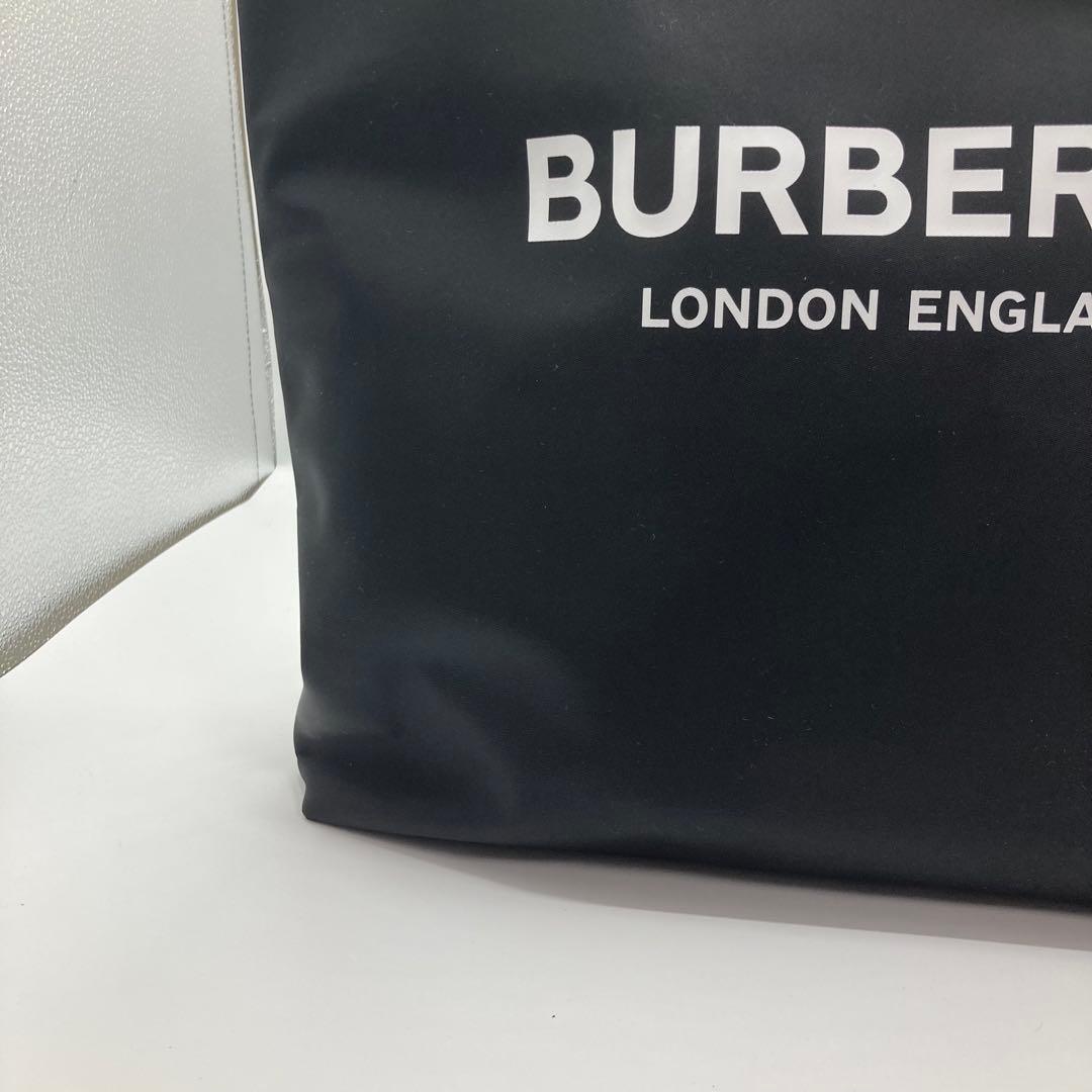 BURBERRY / アーティー ロゴ トートバッグ ショルダーバッグ ブラック