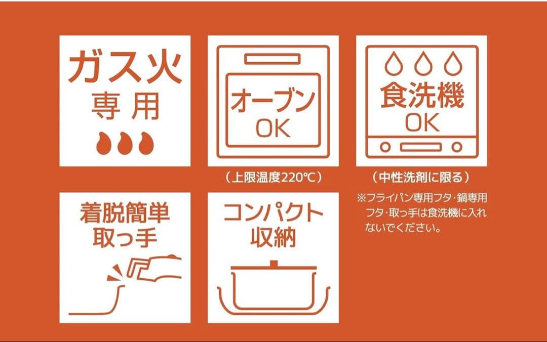 新品 サーモス デュラブルシリーズ 取っ手のとれるフライパン9点セット