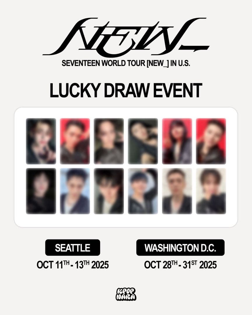 SEVENTEEN kpopnara US ラキドロ トレカ スングァン　NEW