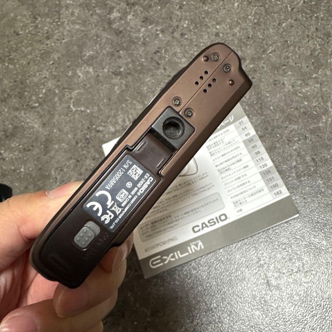 CASIO EXILIM EX-Z450 コンパクトデジタルカメラ　茶