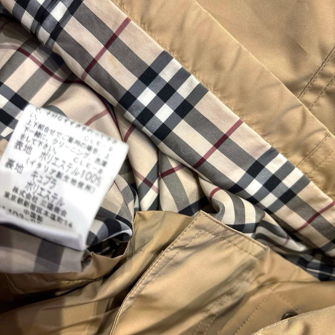 【バーバリーロンドン】かわいいノバチェック マウンテンパーカー×ダウンベスト✳︎9
