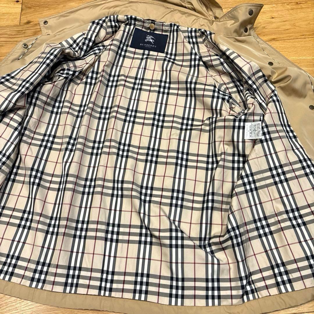 【バーバリーロンドン】かわいいノバチェック マウンテンパーカー×ダウンベスト✳︎9