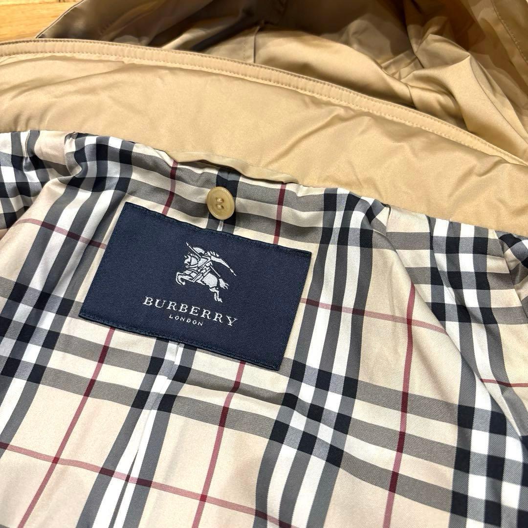 【バーバリーロンドン】かわいいノバチェック マウンテンパーカー×ダウンベスト✳︎9