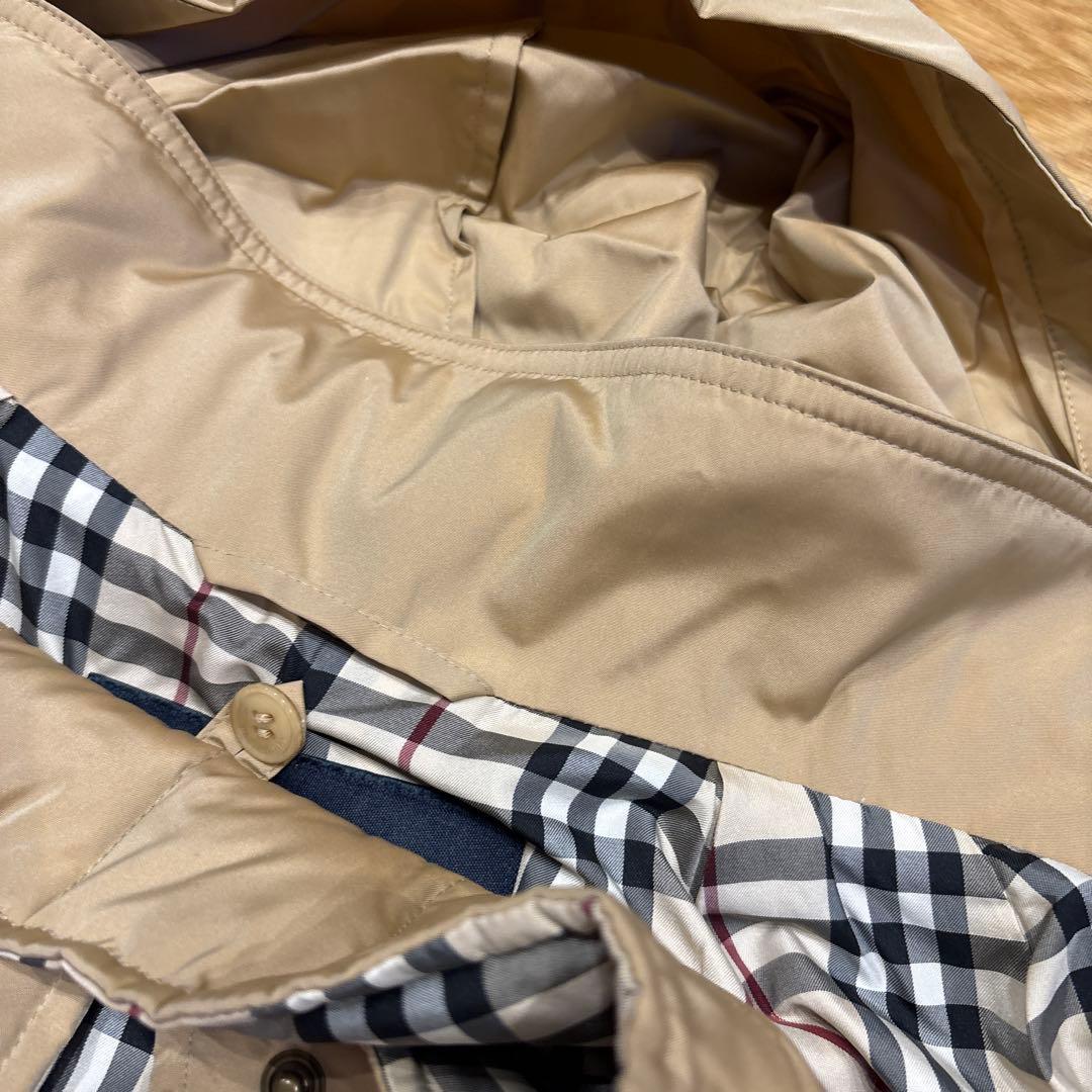【バーバリーロンドン】かわいいノバチェック マウンテンパーカー×ダウンベスト✳︎9