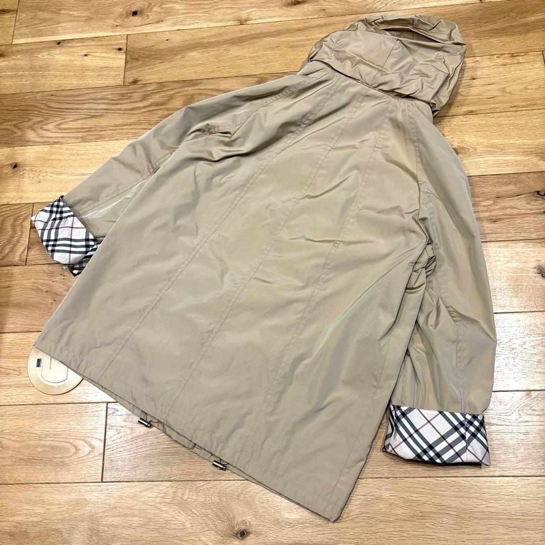 【バーバリーロンドン】かわいいノバチェック マウンテンパーカー×ダウンベスト✳︎9