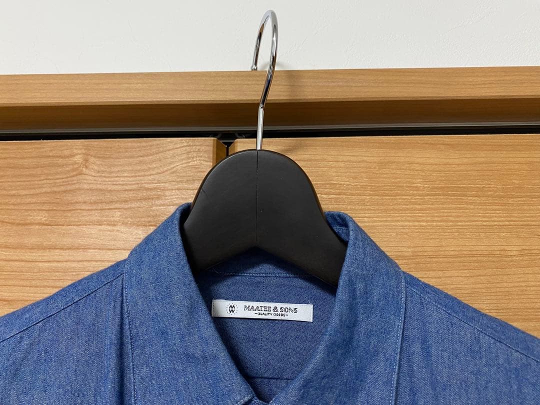 MAATEE&SONS CHARLES SHAMBRAY シャツ