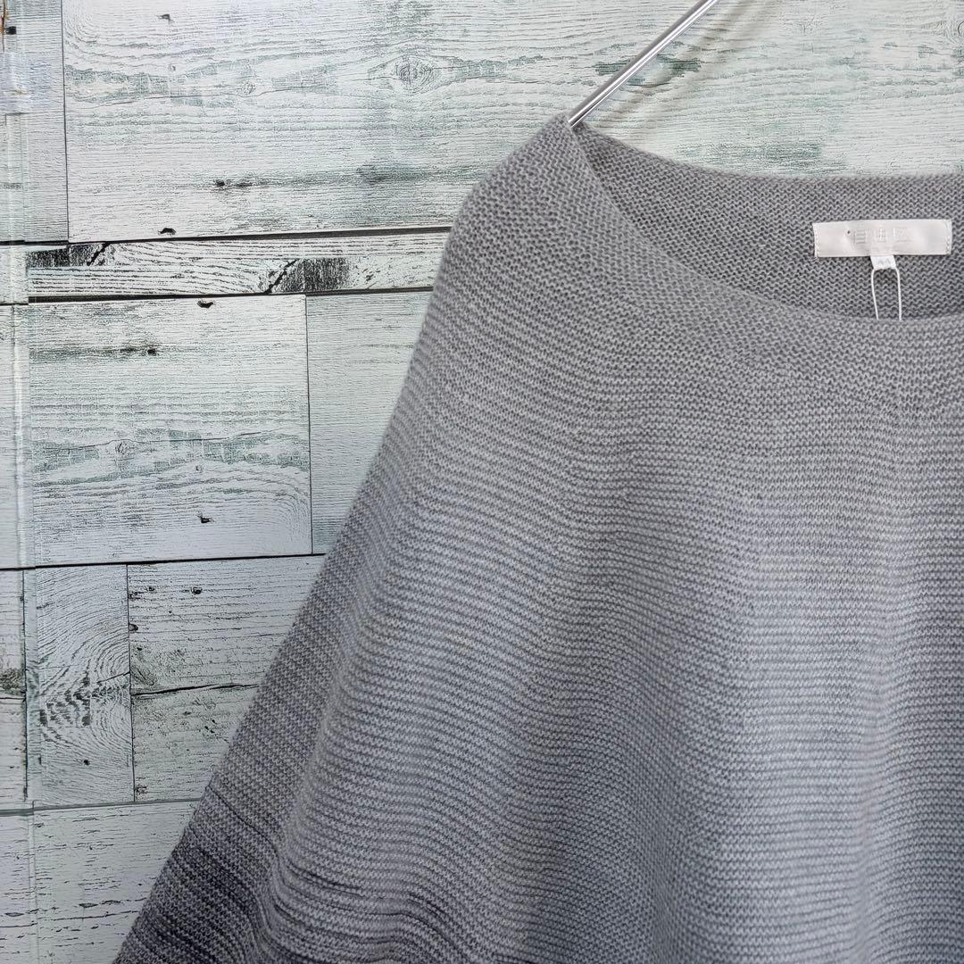 ☆大きいサイズ・3L☆自由区　ポンチョニット　未使用・タグ付　ボレロ　44サイズ