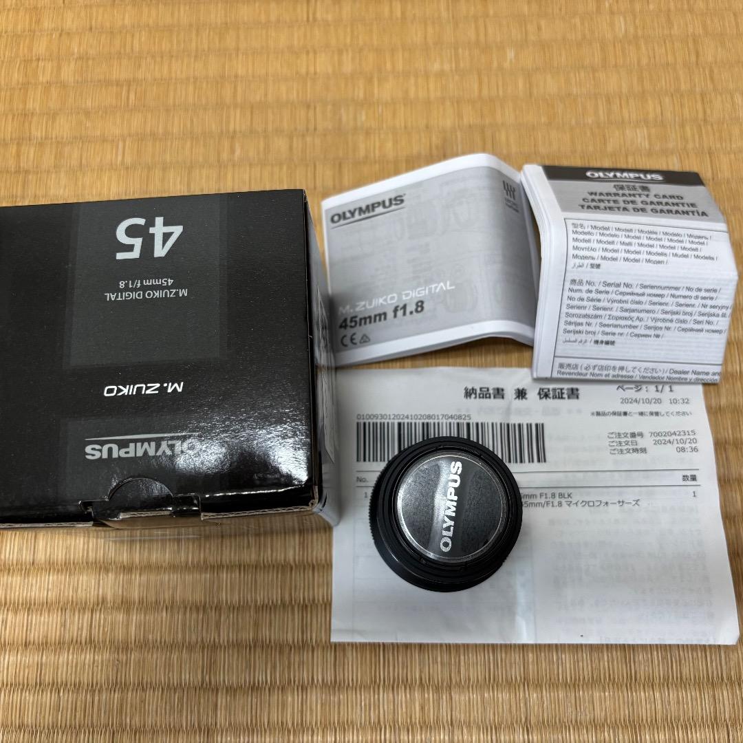 レンズ(単焦点) M.ZUIKO DIGITAL 45mm F1.8