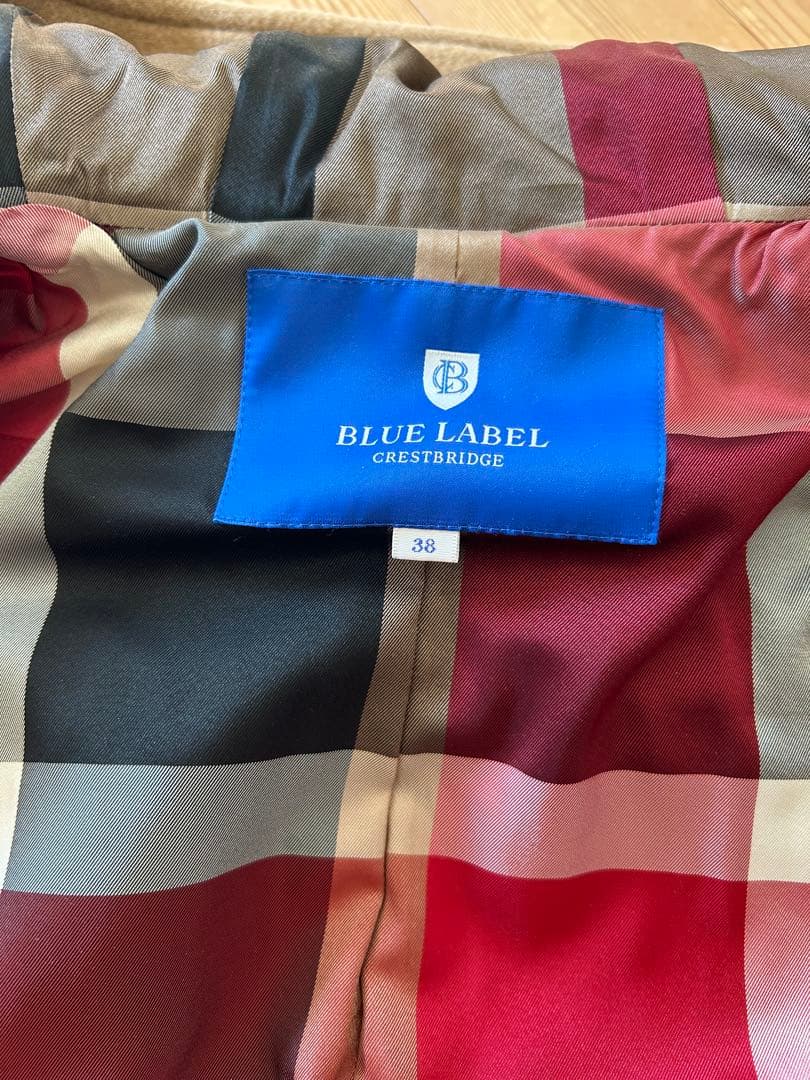 BLUE LABEL CRESTBRIDGE ダッフルコート38サイズ キャメル