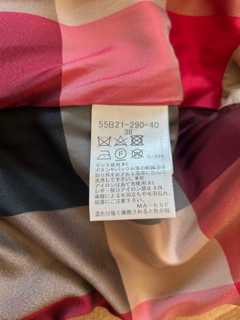 BLUE LABEL CRESTBRIDGE ダッフルコート38サイズ キャメル