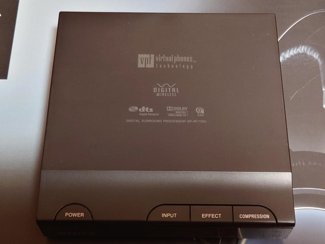 SONY ワイヤレスヘッドセット MDR-DS7100×2 MDR-RF7100