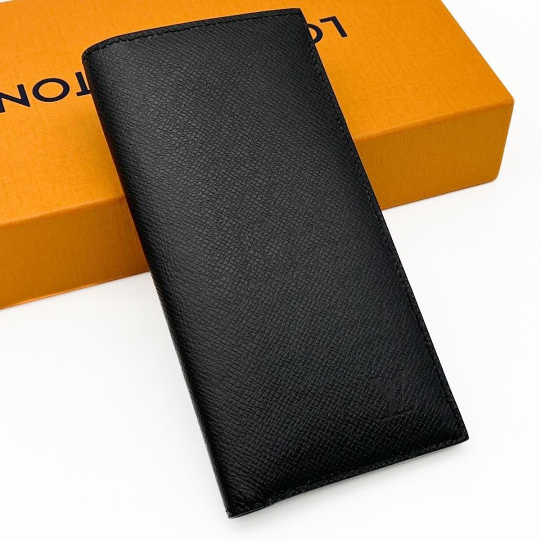 【使用わずか】ヴィトン タイガ アレクサンドル NM 黒 長財布 M64597
