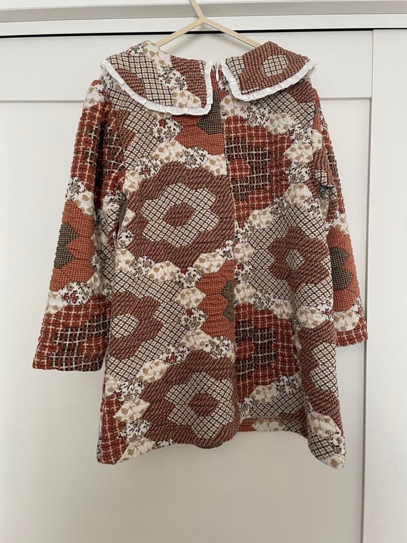 fish and kids パッチワークワンピース 4-5y