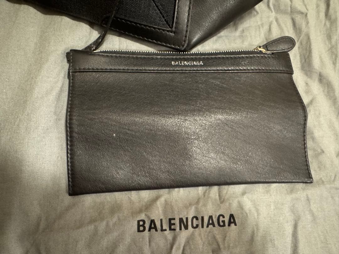 BALENCIAGA NAVY CABAS トートバッグ
