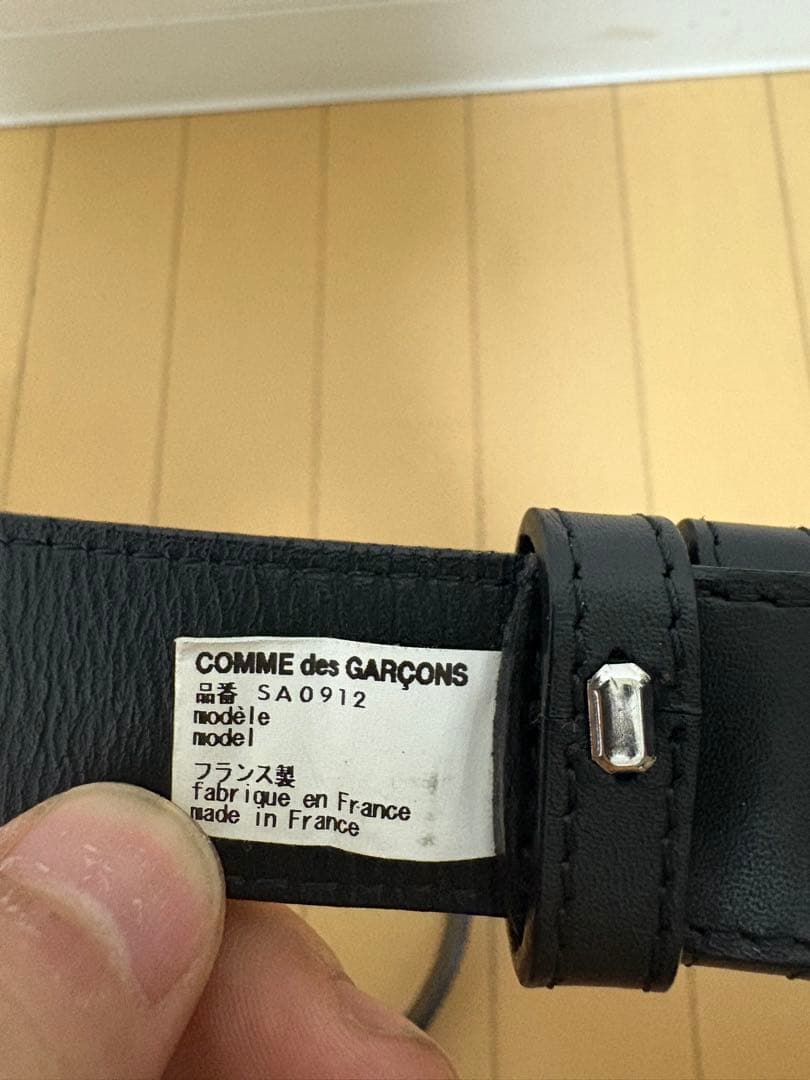 極美品《COMME des GARSONS》SA9012 レザーベルト