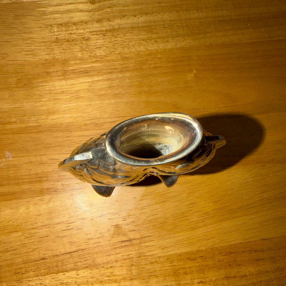 花瓶　Christofle　クリストフル 2匹　魚 花瓶花器 置物 銀製品