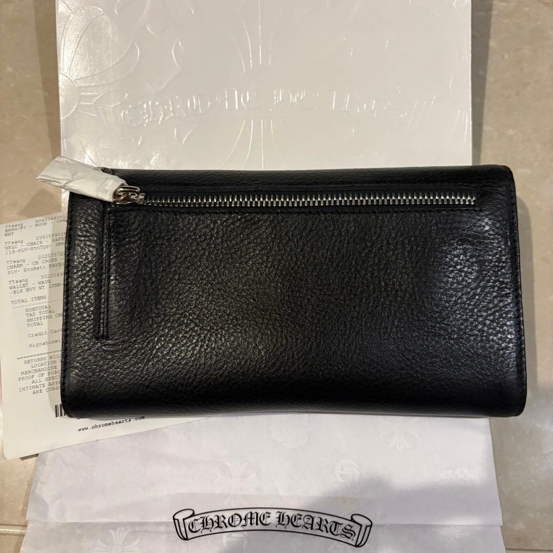 ★新品未使用★クロムハーツ ウェーブウォレット 長財布 2025年購入