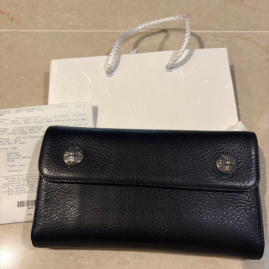 ★新品未使用★クロムハーツ ウェーブウォレット 長財布 2025年購入