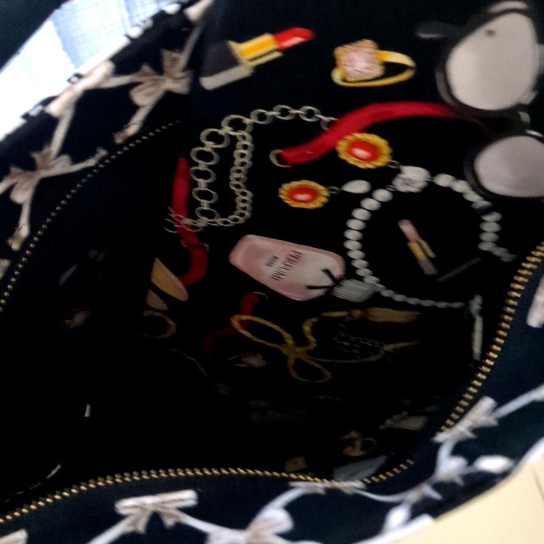 ロラライハリス　ハンドメイド　ボストン　バック　巾着袋