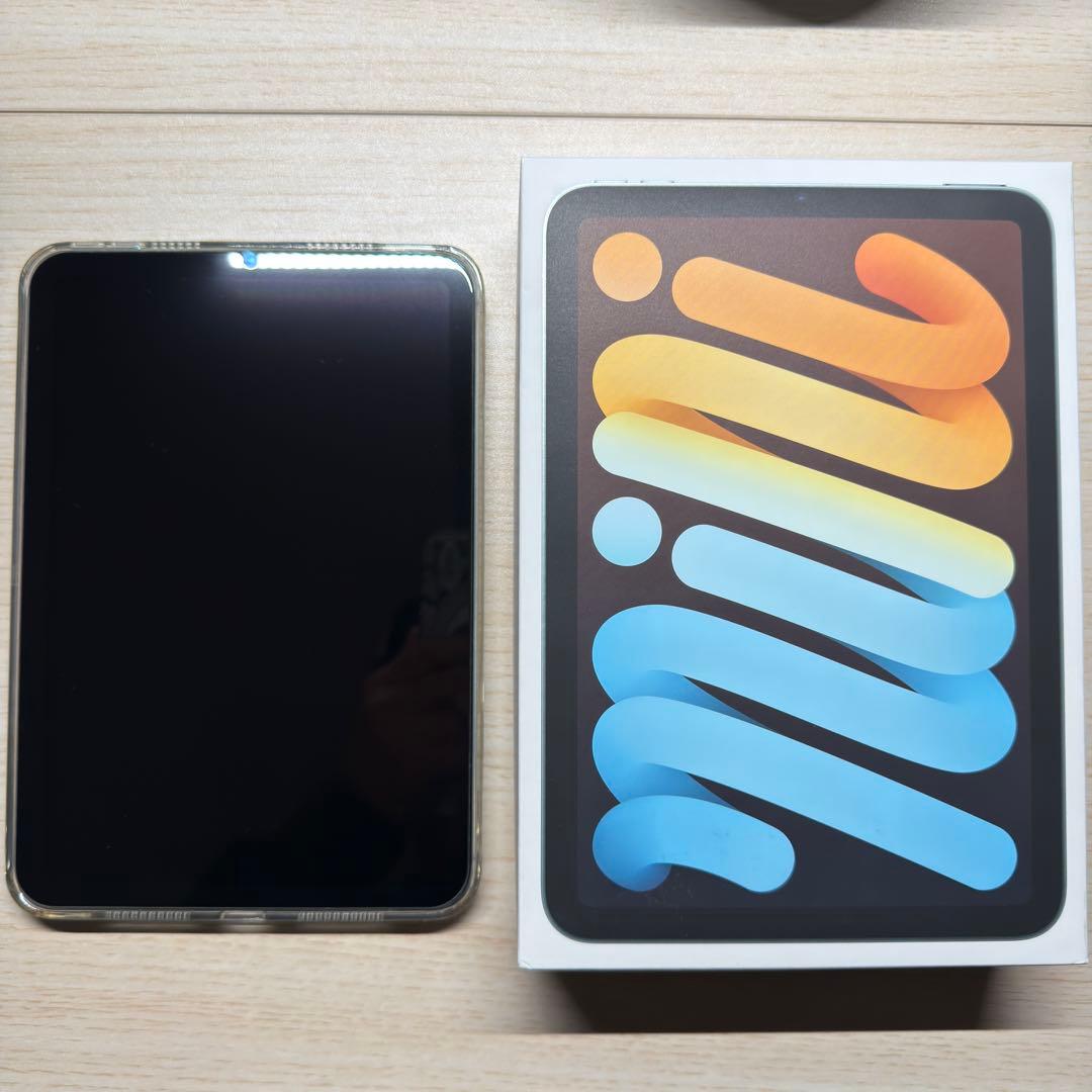 【美品】 iPad mini 第7世代128GB ブルー+ケースおまけ