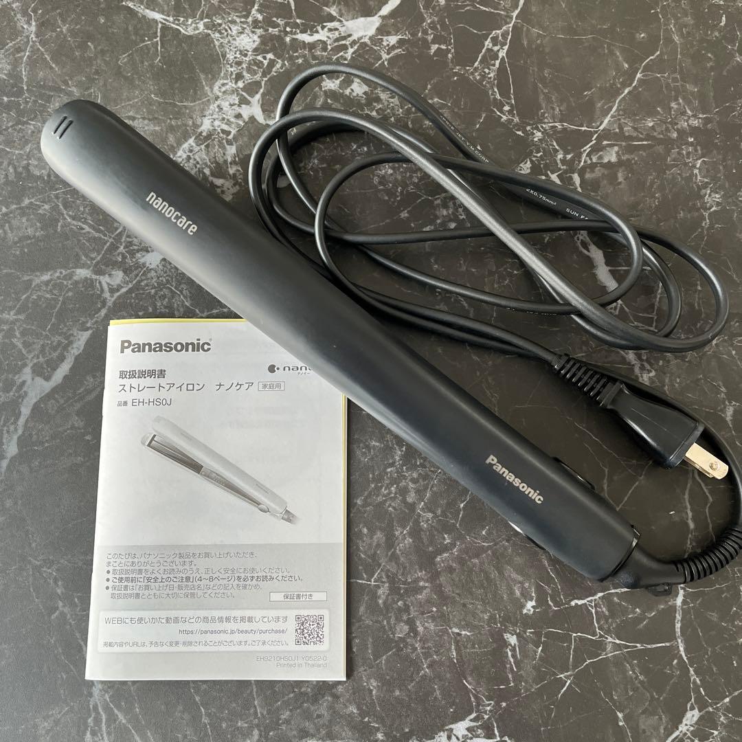 naonao Panasonic EH-HS0Jナノケアストレートアイロン