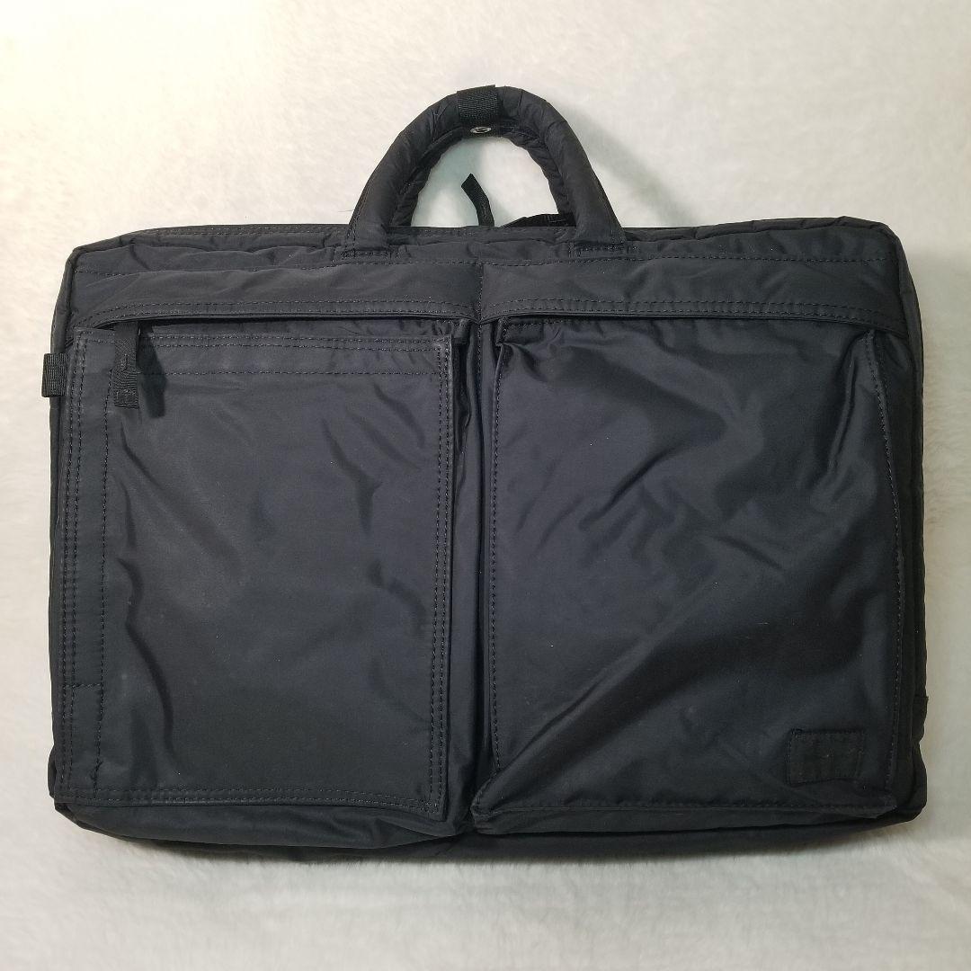美品　ヘッドポーター　2way ブリーフケース　ブラックビューティー　2層式