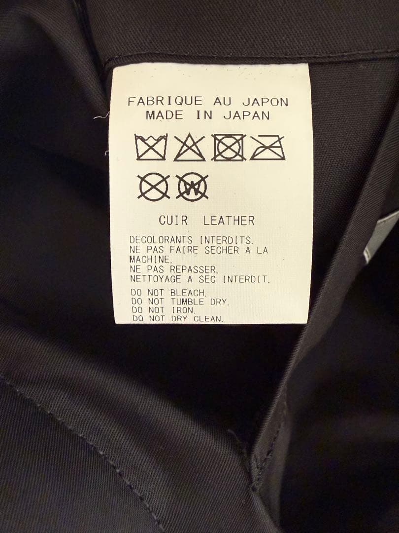 Yohji Yamamoto ブラックトートバッグ