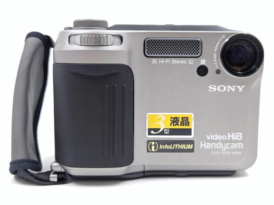 8mmテープのダビングに！ SONY ビデオカメラ CCD-SC55 03