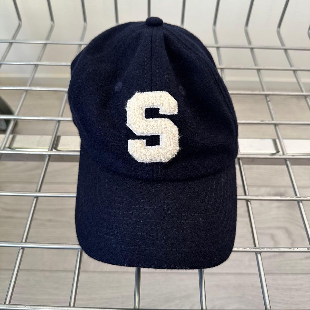 Sporty & Rich S Wool Hat ネイビー　キャップ　帽子