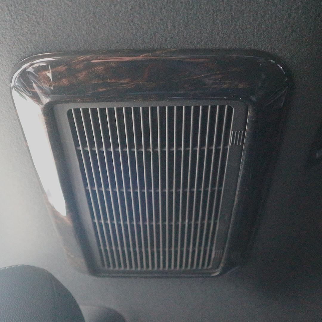 ハイエース 200系 黒木目 リアエアコンパネル インテリアパネル