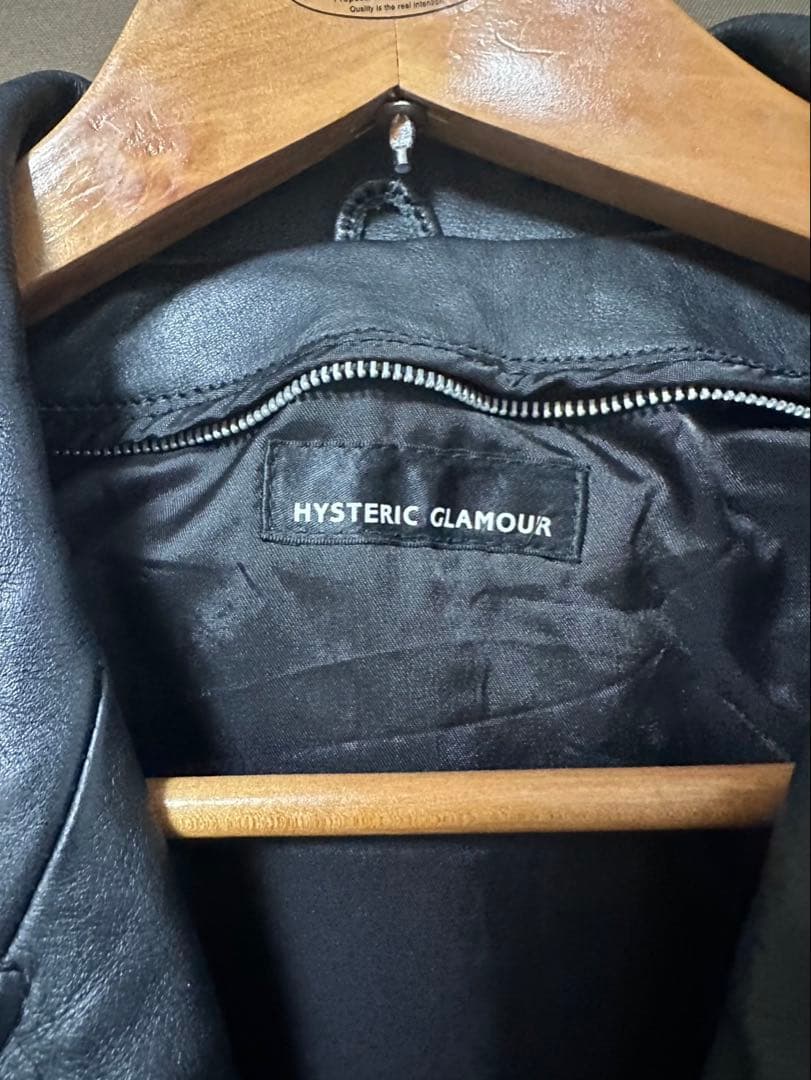 【希少品】ヒステリックグラマー　ダブルライダース　ririジップ