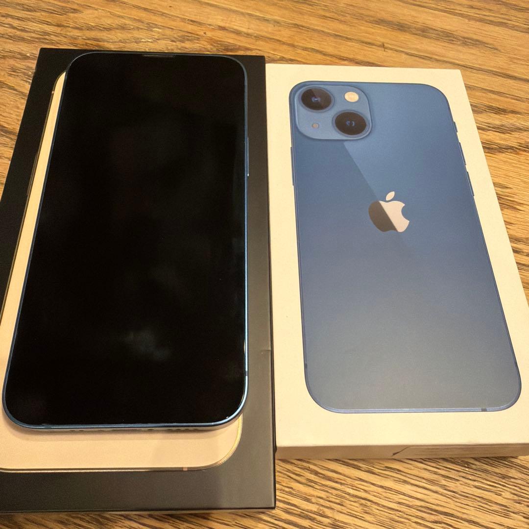 値下げしましたiPhone１３ミニ　256G バッテリー100%