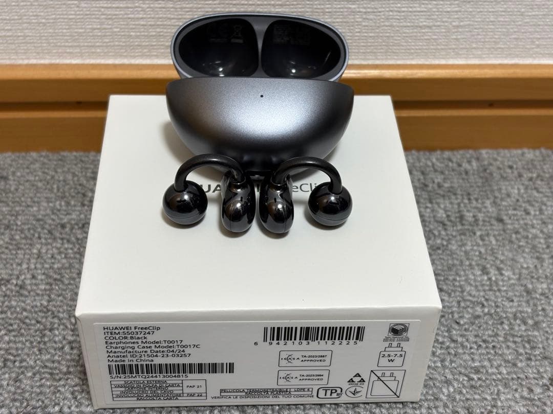 HUAWEI FreeClip ブラック ジャンク