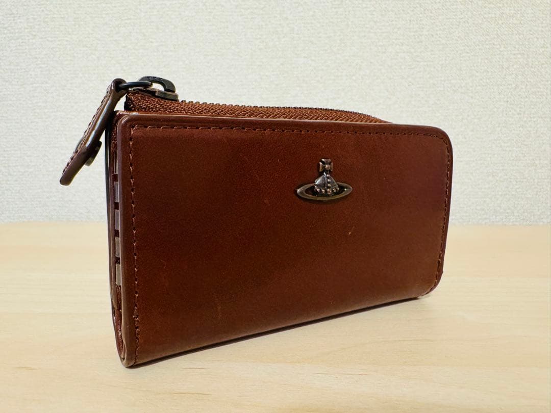 新品☆ヴィヴィアン☆ キーケース＋L字ファスナー小銭入れ＋キーリング☆コッパー茶
