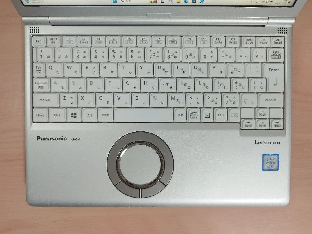 レッツノートCF-SV7 i5/8GB/256GB/office付き永続版⑩