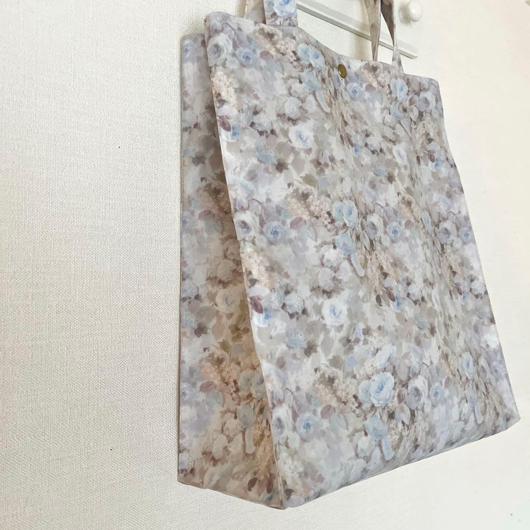 専用　リバティプリント　ラミネート　スクエアバッグ　ハムステッドサマー