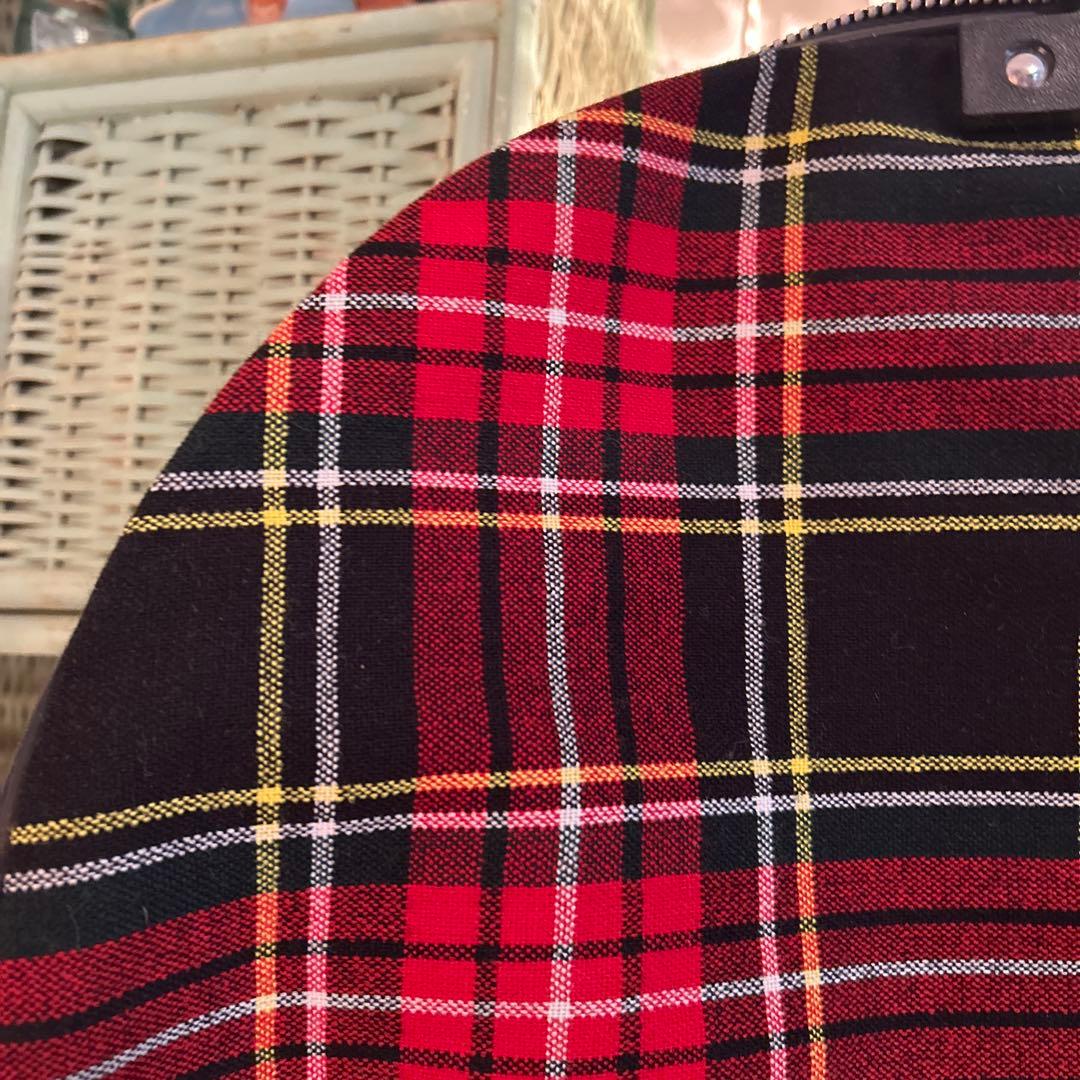 激レア　希少品　FRUIT OF THE LOOM チェック　ガーメントバッグ