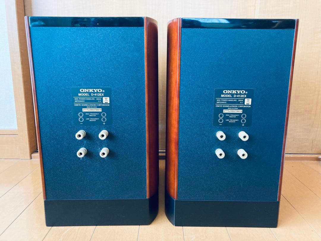【スピーカー】ONKYO D-412EX [ペア] ⭐️サービス付属品あり