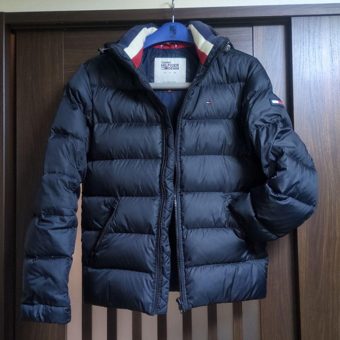   DENIM ネイビーダウンジャケット L