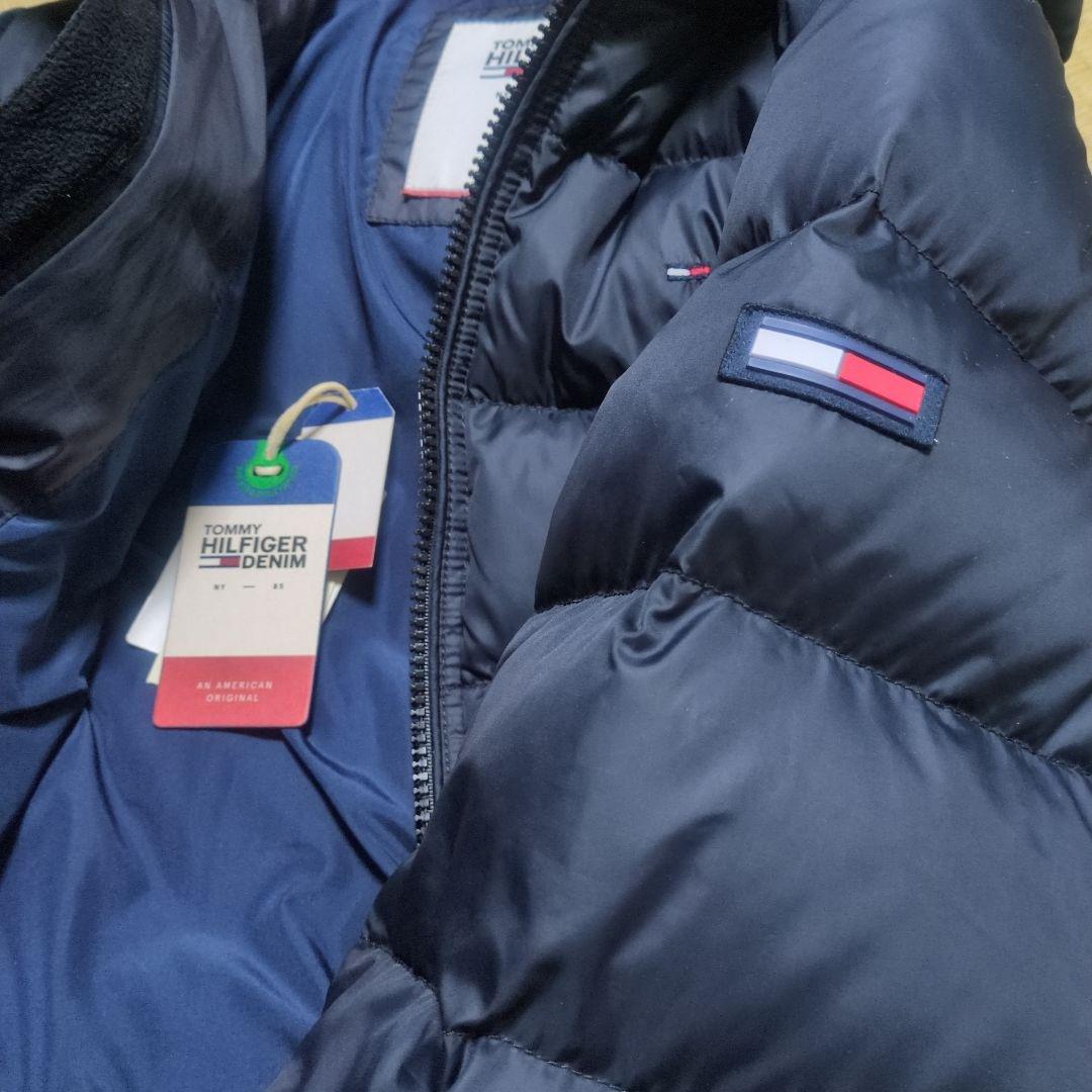   DENIM ネイビーダウンジャケット L