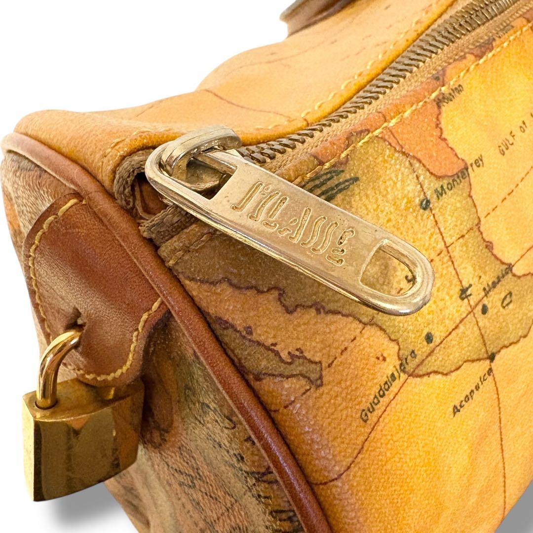 美品✨PRIMA CLASSE プリマクラッセ 地図柄 ボストンバッグ トラベル